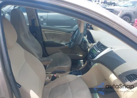 2013 Hyundai Accent Gls из США, поврежденный, VIN KMHCT4AE3DU500413